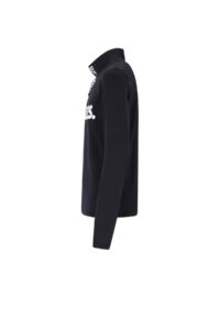 Superrebel SPURT ski sport jersey pully R609-6402 099P black print kinder ski-pully zwart