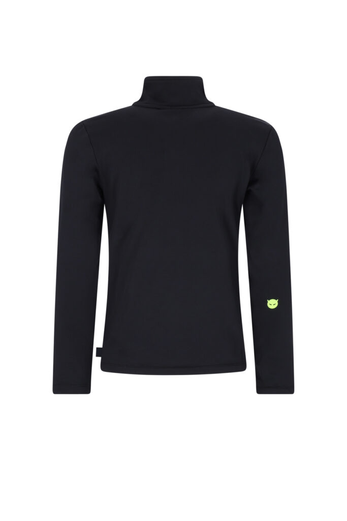 Superrebel SPURT ski sport jersey pully R609-6402 099 black kinder ski-pully zwart