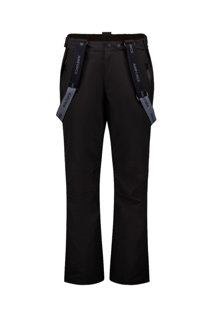 Airforce Montana Ski Pants SPFRM0159-01 True Black zwarte heren skibroek met sneeuwvangers