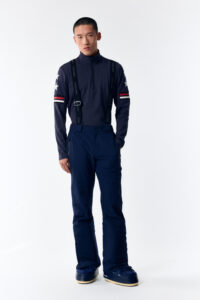 Airforce Camelback Mountain Pully SPFRM0162-545 Indigo Blue stijlvolle donkerblauwe heren ski-pully met kraag en rits