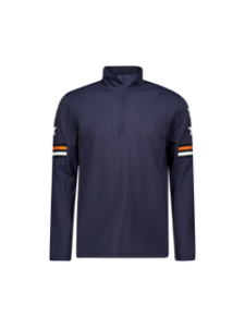 Airforce Camelback Mountain Pully SPFRM0162-545 Indigo Blue stijlvolle donkerblauwe heren ski-pully met kraag en rits