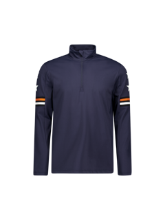 Airforce Camelback Mountain Pully SPFRM0162-545 Indigo Blue stijlvolle donkerblauwe heren ski-pully met kraag en rits