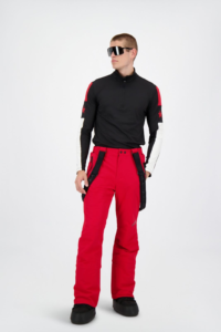 Airforce Montage Mountain Pully SPFRM0163-901 True Black strakke zwarte heren ski-pully met kraag en rits