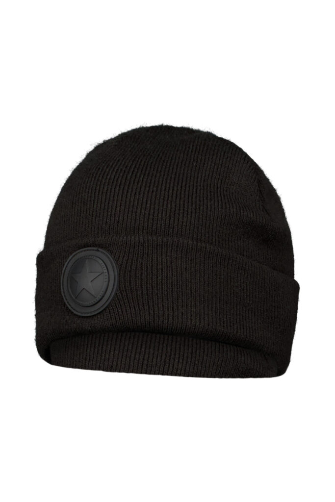 Airforce Arapahoe Hat SPFRU0016 - 04 - True Black Dull Black zwarte gevoerde wintermuts