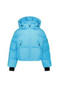 Airforce spfrw0088 592 sun peaks dames jas sky frost blue lichtblauw gewatteerd capuchon