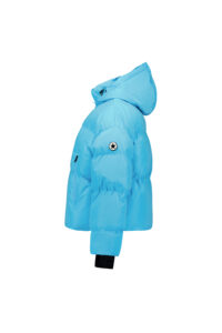 Airforce spfrw0088 592 sun peaks dames jas sky frost blue lichtblauw gewatteerd capuchon