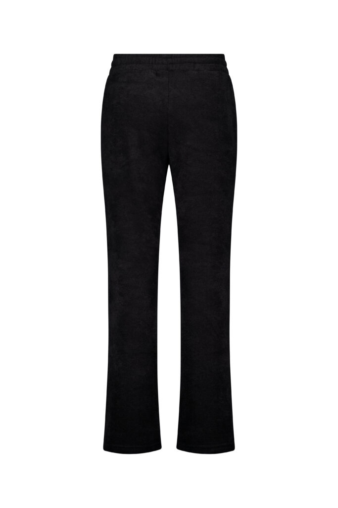 Airforce Terry Pants Black SPFRW0151-901 zwarte dames broek met elastische tailleband en zakken