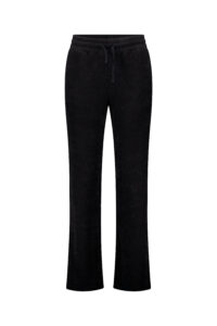Airforce Terry Pants Black SPFRW0151-901 zwarte dames broek met elastische tailleband en zakken