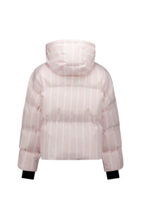 Airforce sport big pinstriped sun peaks jacket spfrw0290 311 100 barley pink white dames skijas roze wit gestreept