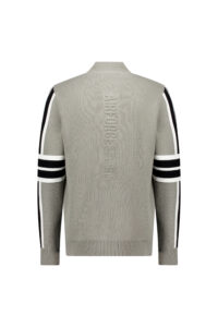 Airforce ski cooper knit men pully spvem0164 kleur 831 901 debonair gray true black heren ski pully wintersport