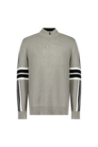 Airforce ski cooper knit men pully spvem0164 kleur 831 901 debonair gray true black heren ski pully wintersport