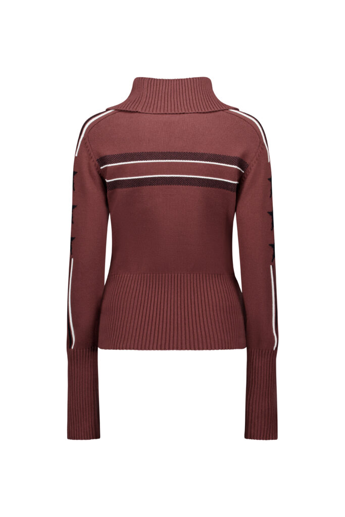 Airforce spvew0154 eldora mountain knit kleur 461 french roast trui ski trui dames