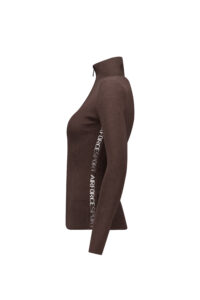 Airforce spvew0201 ruby ribbed pully dames kleur 461 100 french roast white ski pully wintersport