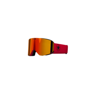 Airforce Ski Goggles Advanced SPMUU0271 - 281/901 - Red True Black rode skibril met zwarte details en merkband