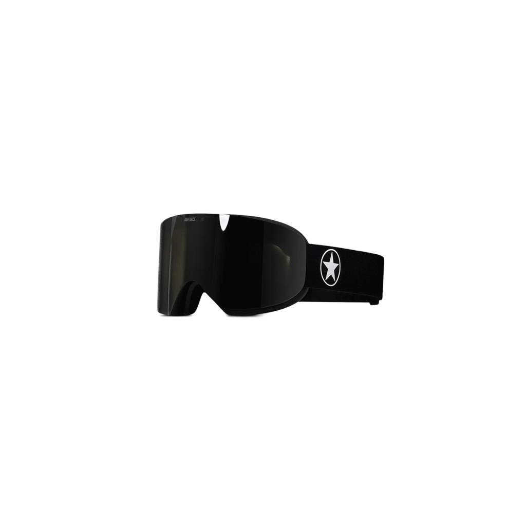 Airforce Ski Goggles Advanced SPMUU0271 - 01 - True Black White zwarte skibril met witte merkdetails