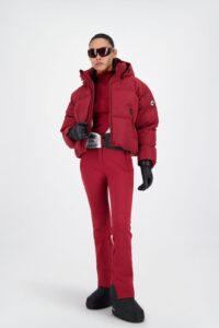 Airforce spfrw0088 667 sun peaks dames jas biking red dieprood gewatteerd capuchon