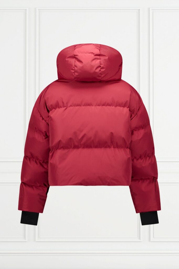 Airforce spfrw0088 667 sun peaks dames jas biking red dieprood gewatteerd capuchon