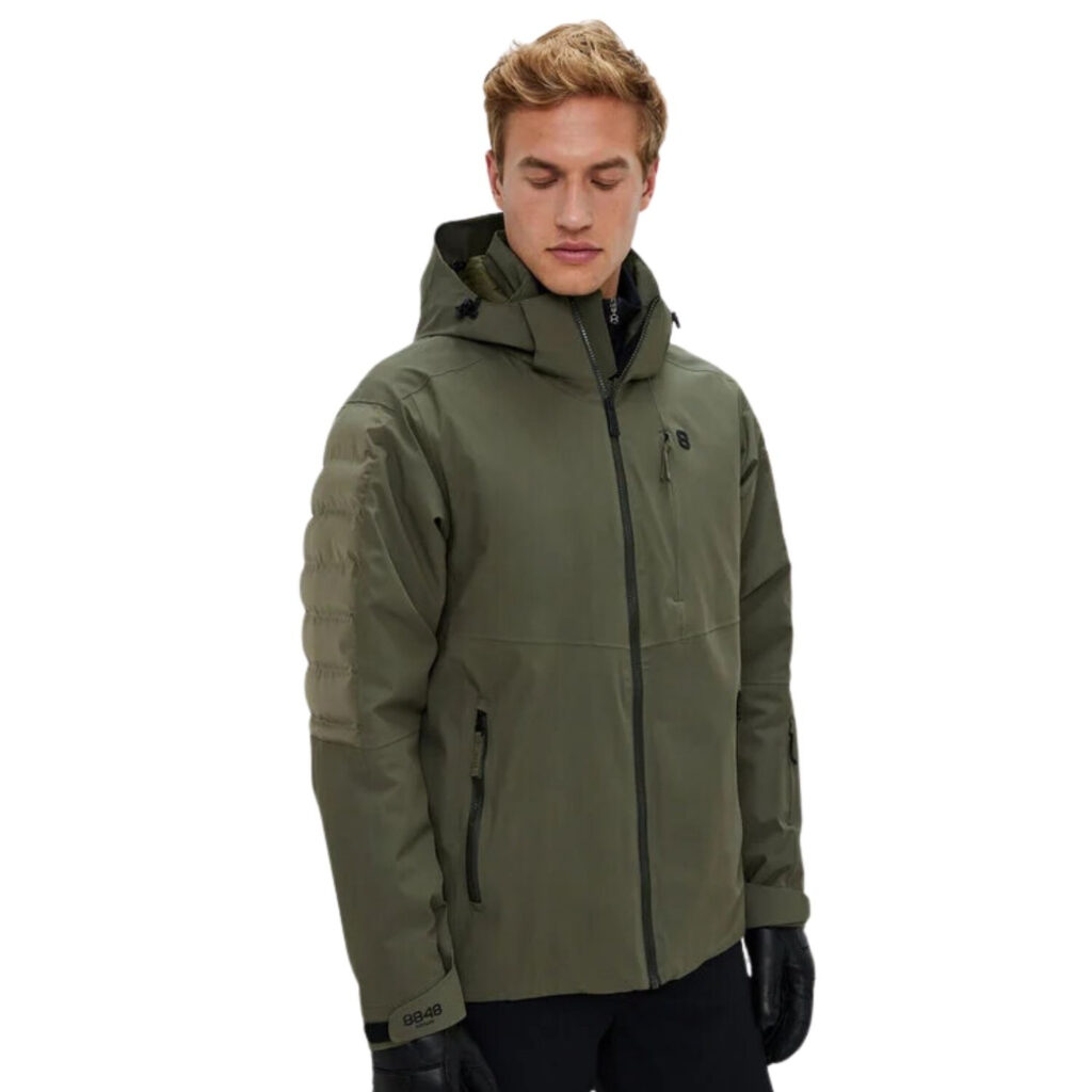 8848 trident softshell jacket 4323 u4 groen heren softshell jas