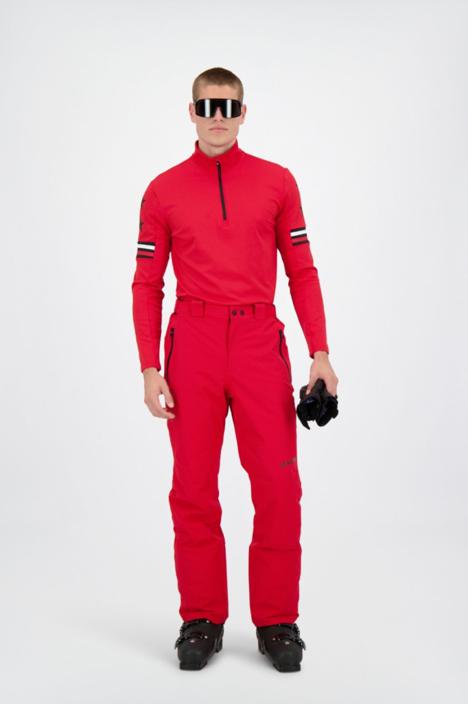 Airforce Camelback Pully Red SPFRM0162-281 rode heren ski-pully met kraag en rits