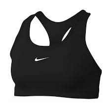Nike Dri-Fit Swoosh Big Kids FJ7161-010 zwarte kinder sporttop meiden bra
