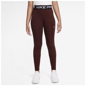 Nike pro dri fit big kids girls da1028 658 bordeaux rood meiden legging sporttight junior
