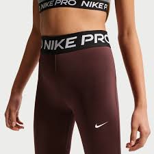Nike pro dri fit big kids girls da1028 658 bordeaux rood meiden legging sporttight junior