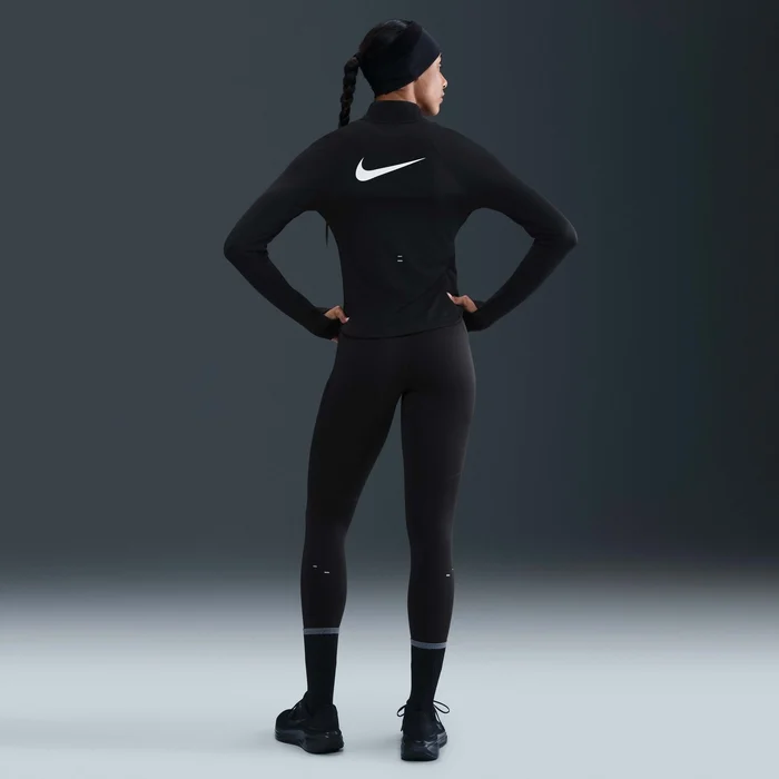 Nike w nk df tempo hr 7 8 tight hv8170 010 dames hardlooptight sportlegging zwart