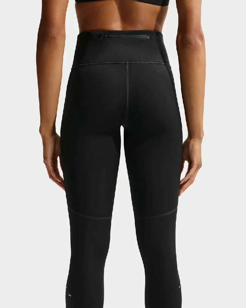 Nike w nk df tempo hr 7 8 tight hv8170 010 dames hardlooptight sportlegging zwart