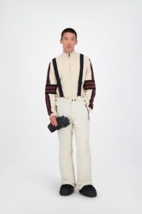 Airforce ski cooper knit men pully spvem0164 kleur 110 461 whitecap gray french roast heren ski pully wintersport