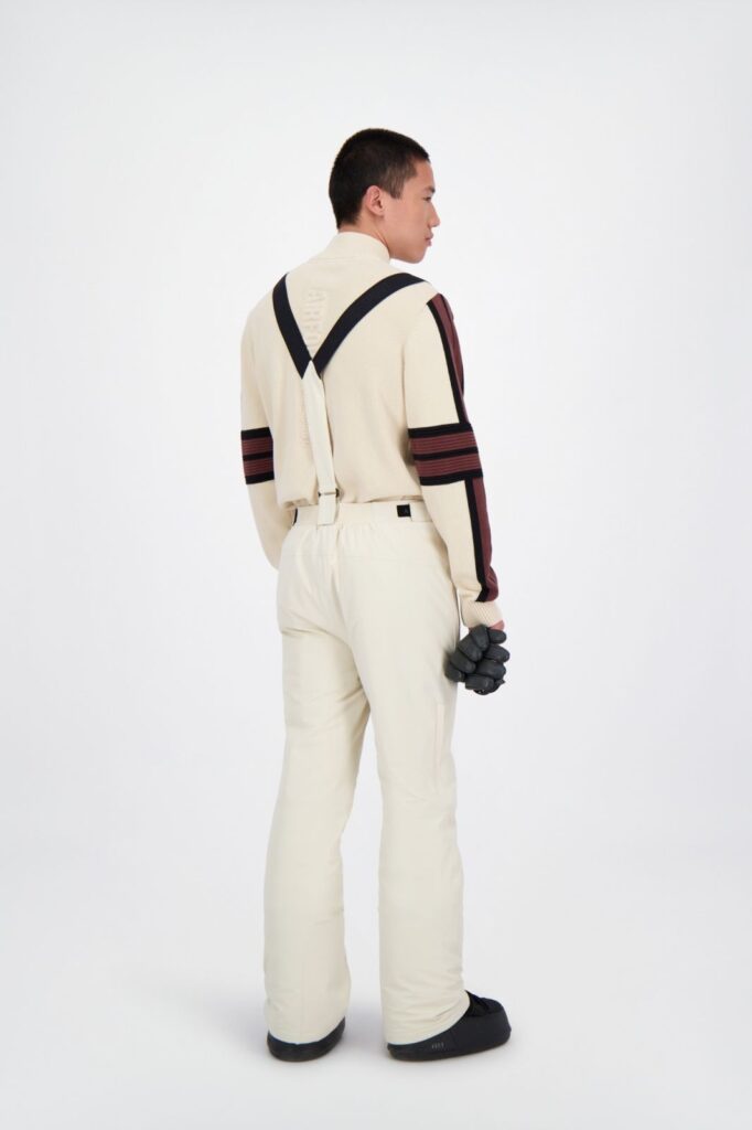 Airforce ski cooper knit men pully spvem0164 kleur 110 461 whitecap gray french roast heren ski pully wintersport