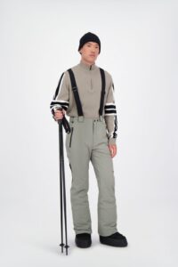 Airforce ski cooper knit men pully spvem0164 kleur 831 901 debonair gray true black heren ski pully wintersport