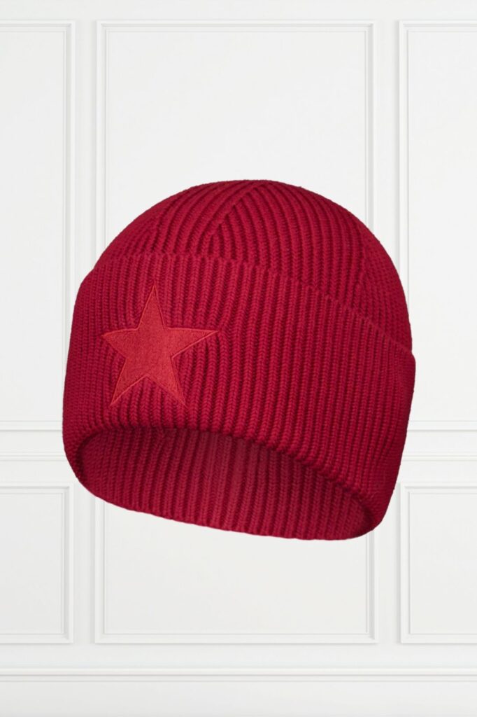 Airforce star beanie 667 biking red muts wintermuts beanie rood