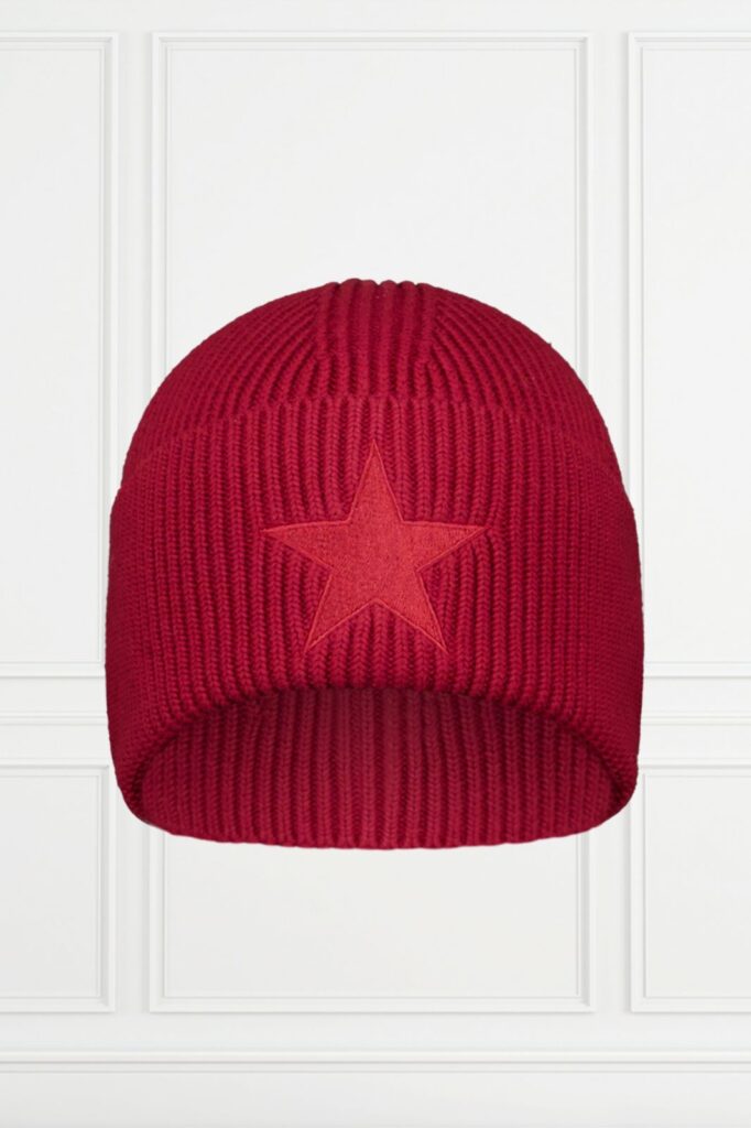 Airforce star beanie 667 biking red muts wintermuts beanie rood