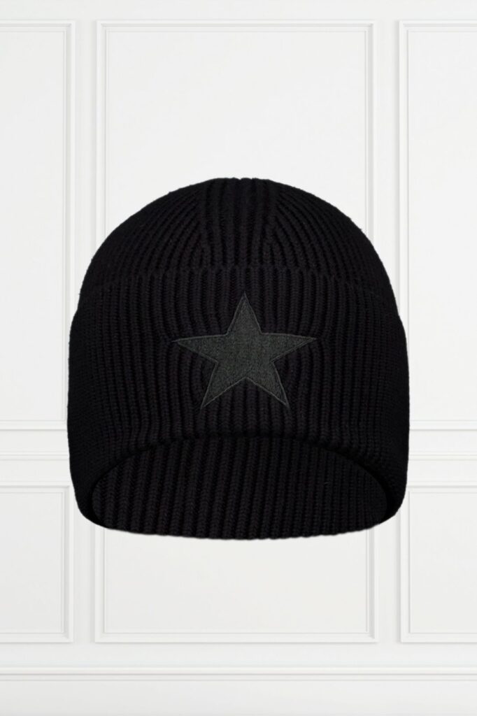 Airforce star beanie 901 true black spveu0241 muts wintermuts beanie zwart