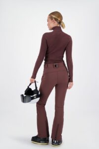 Airforce spvew0201 ruby ribbed pully dames kleur 461 100 french roast white ski pully wintersport
